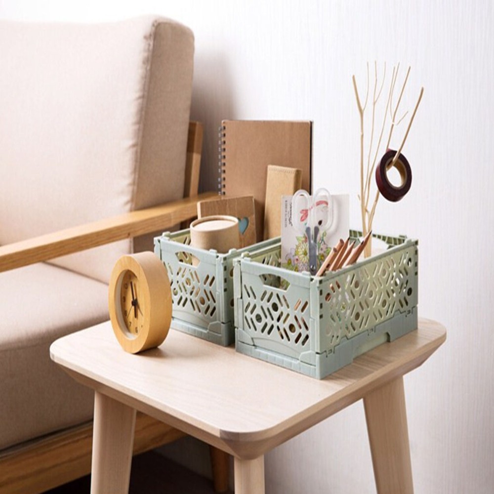 Nordic-style Stackable Desktop Storage Basket - Image 3