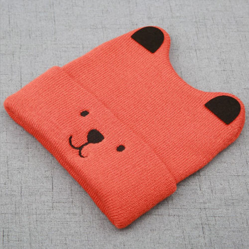 Knitted Bear Ear Hat - Image 4