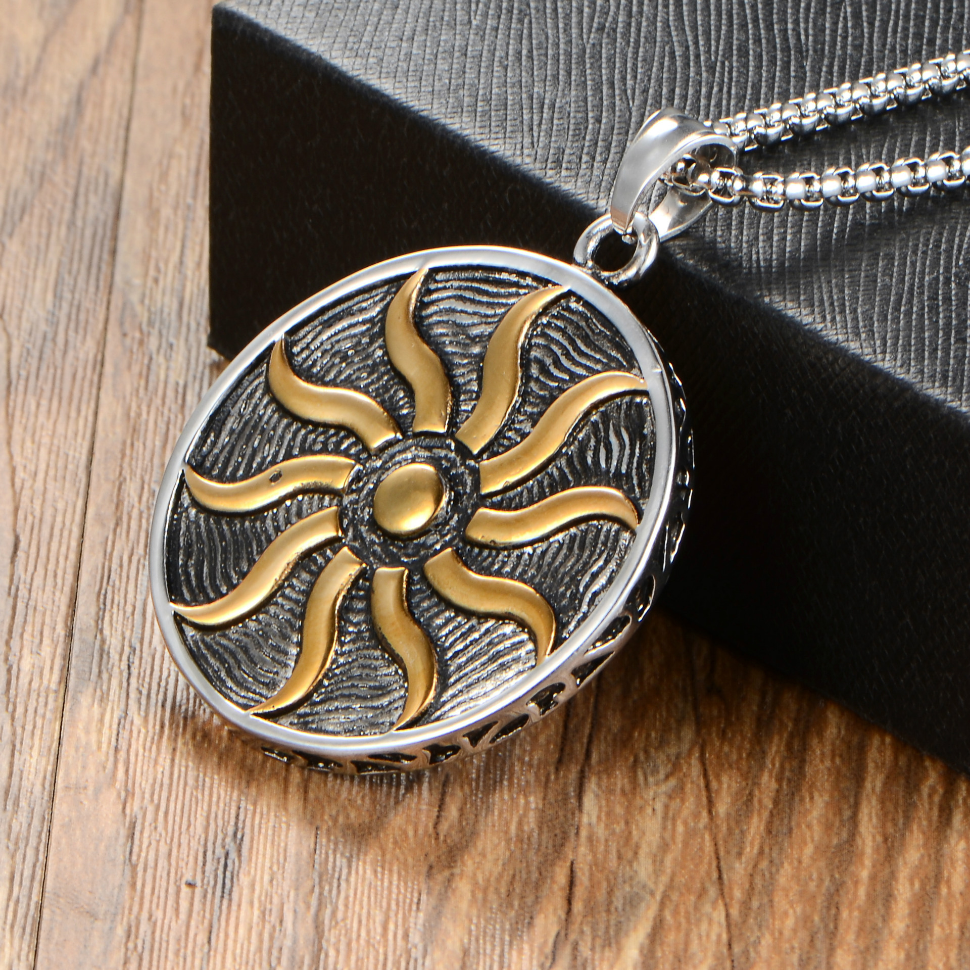 Wearing Flame Pendant