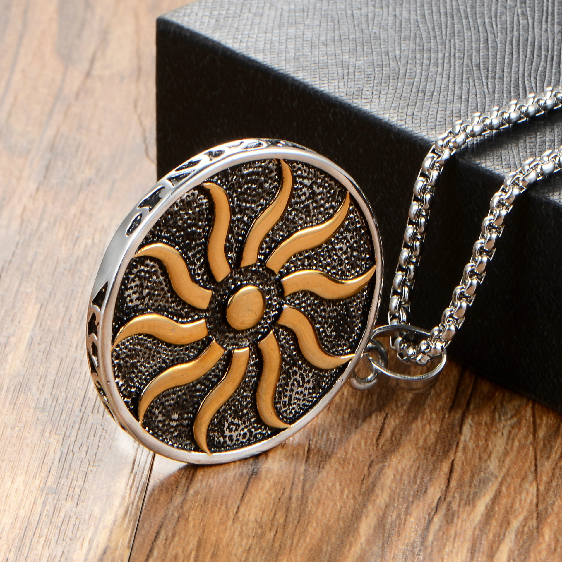 Flame Pendant Detail