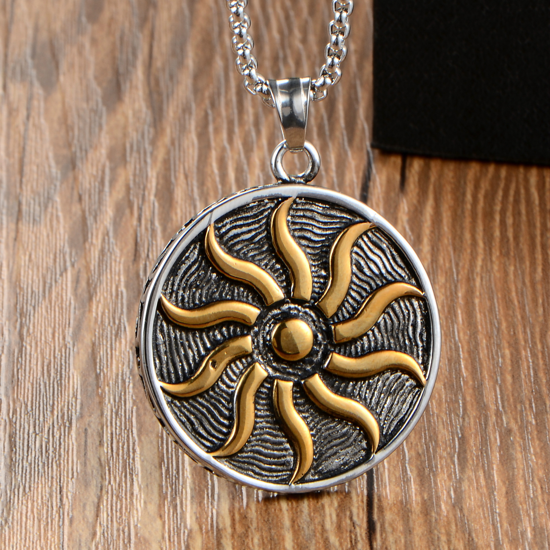 Gold Flame Pendant
