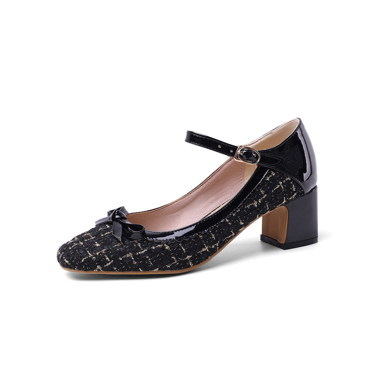 Chunky heel pumps image 8