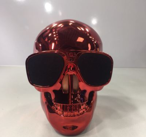 Skull Bluetooth Speaker Close-Up