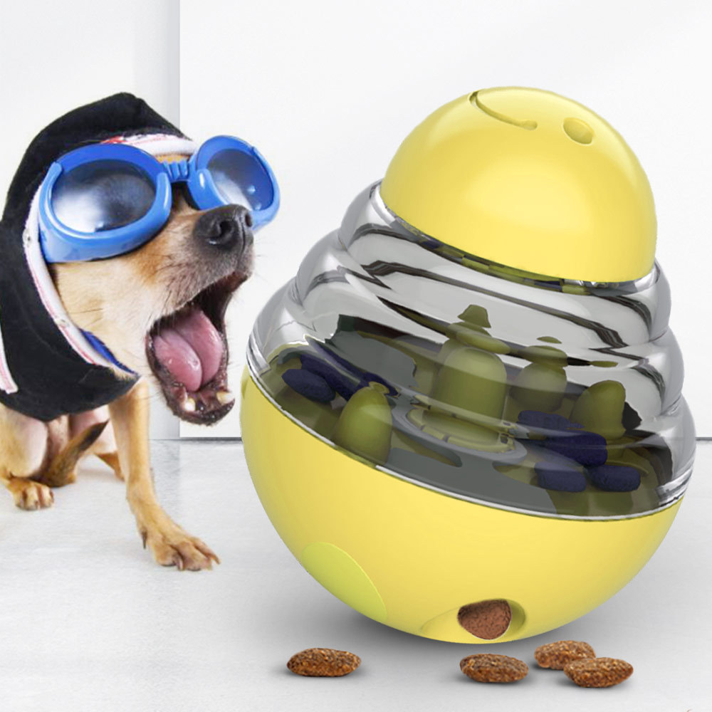Dog Playing with Food Toy