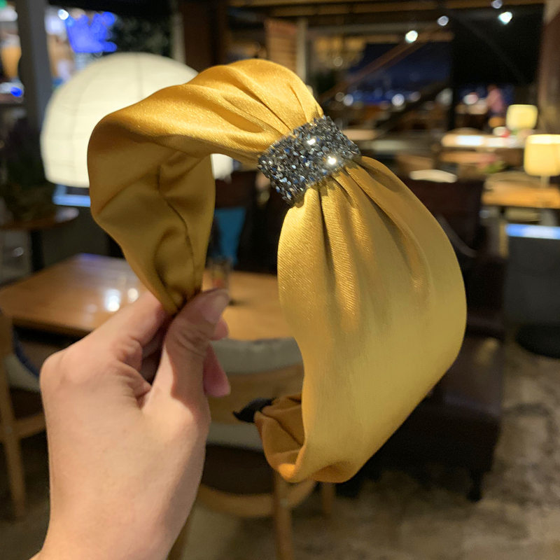 Knotted Women Hairband - Yellow