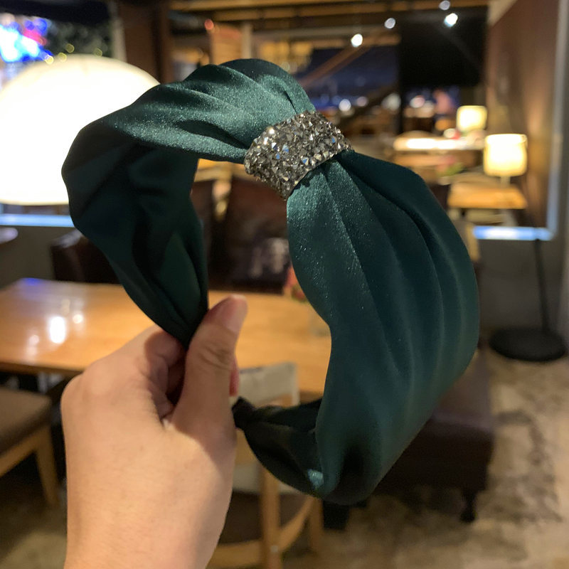 Knotted Women Hairband - Green