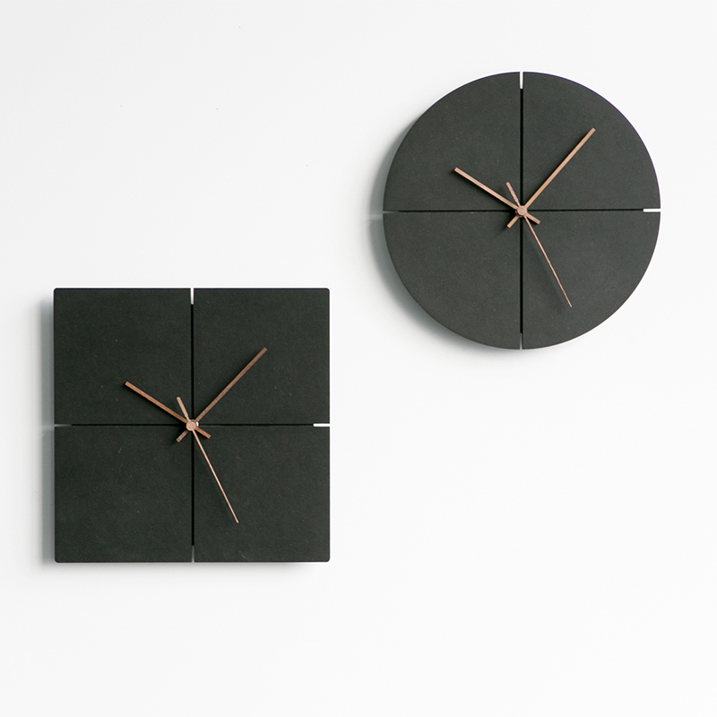 Modern Minimalist Clock Round
