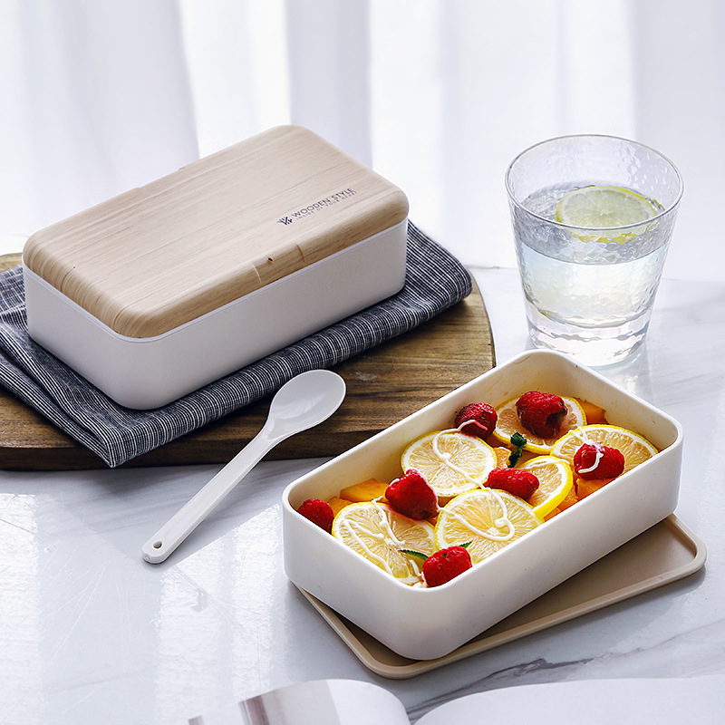Nordic Style Double Layer Lunch Box Image 3