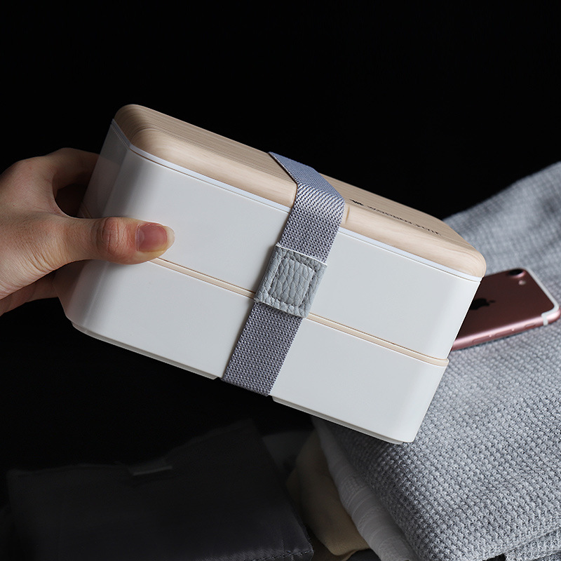 Nordic Style Double Layer Lunch Box Image 6