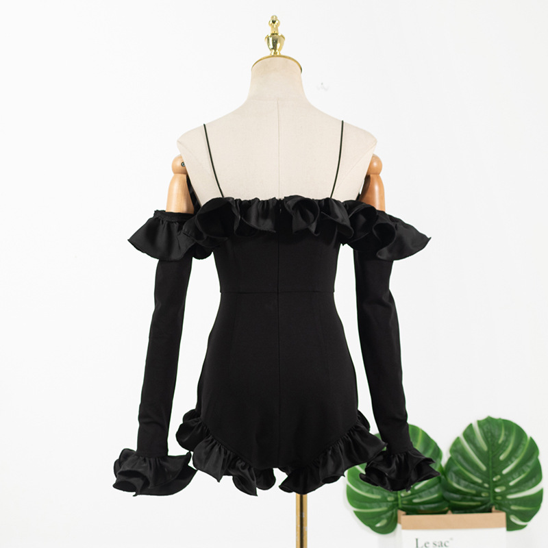 Black Long Sleeve Bodysuit 7