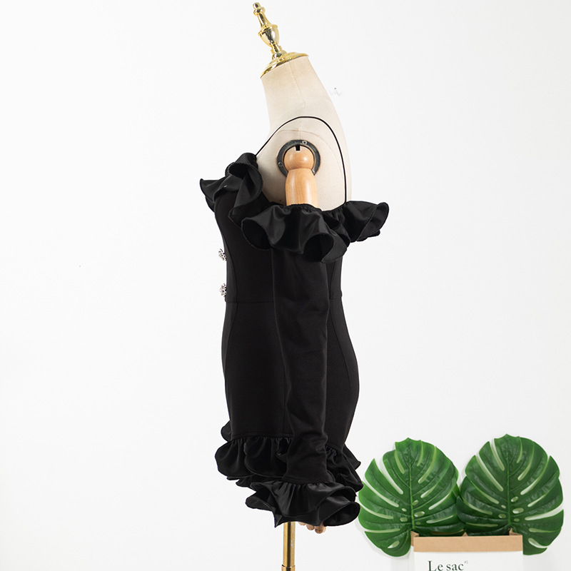 Black Long Sleeve Bodysuit 6