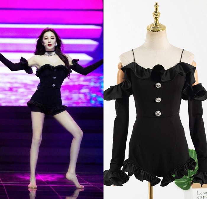 Black Long Sleeve Bodysuit 1
