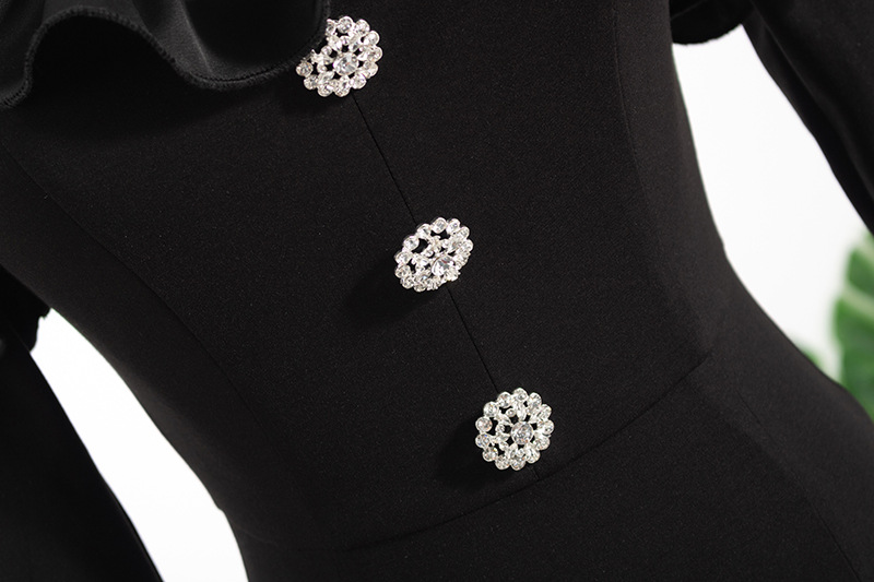 Black Long Sleeve Bodysuit 3