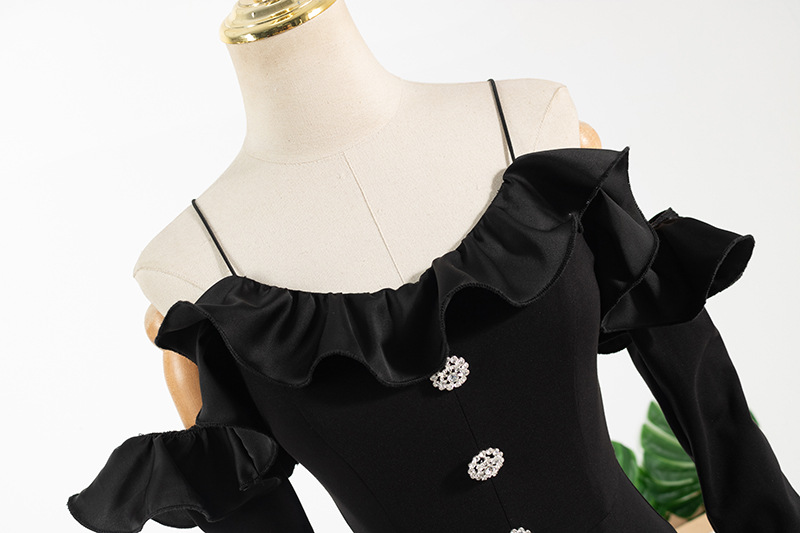 Black Long Sleeve Bodysuit 9