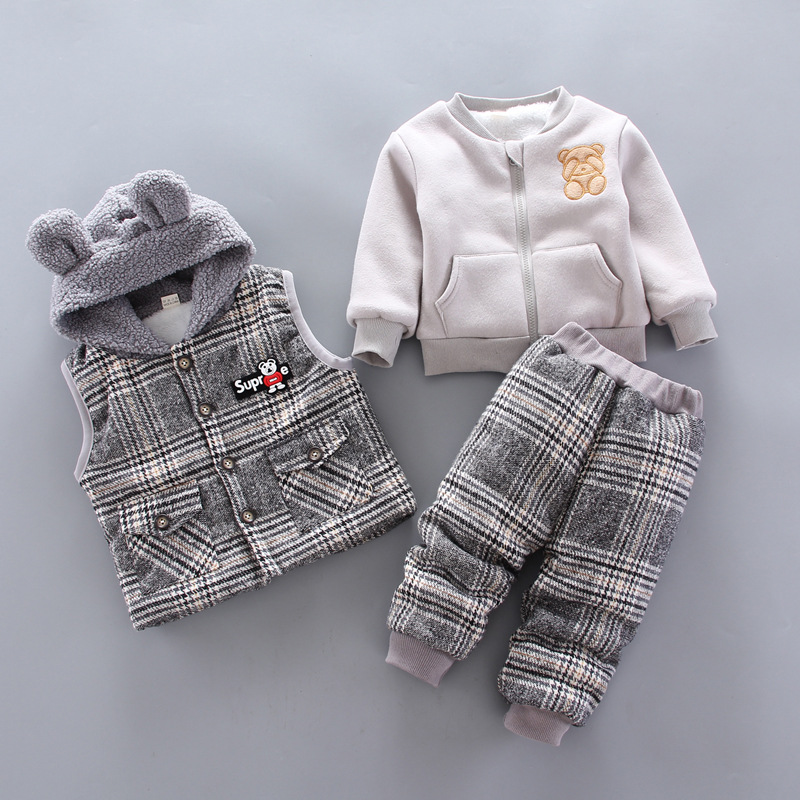 Baby Boy Outfit Grey