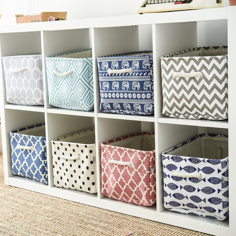 Fabric Storage Box Grey
