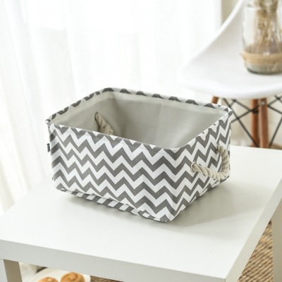 Fabric Storage Box Dark Blue