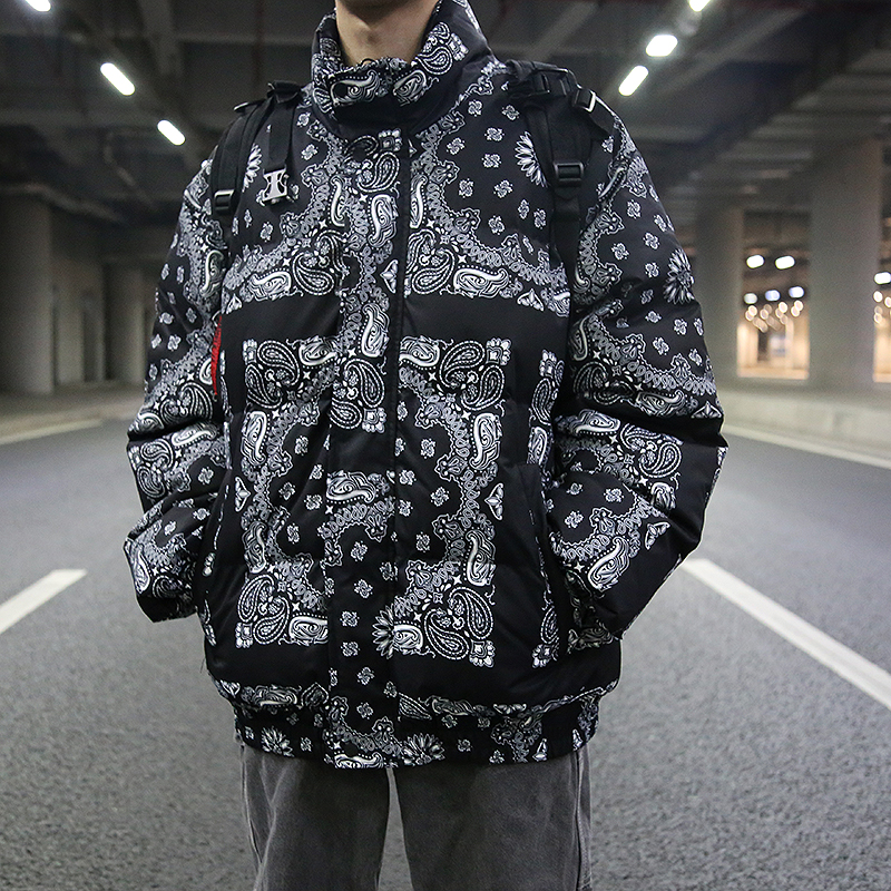 HIPHOP嘻哈街头风棉服 Image 2