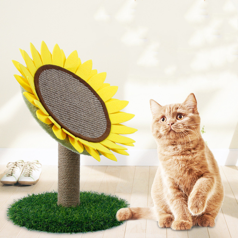 Sunflower Cat Scratching Pad Image 4