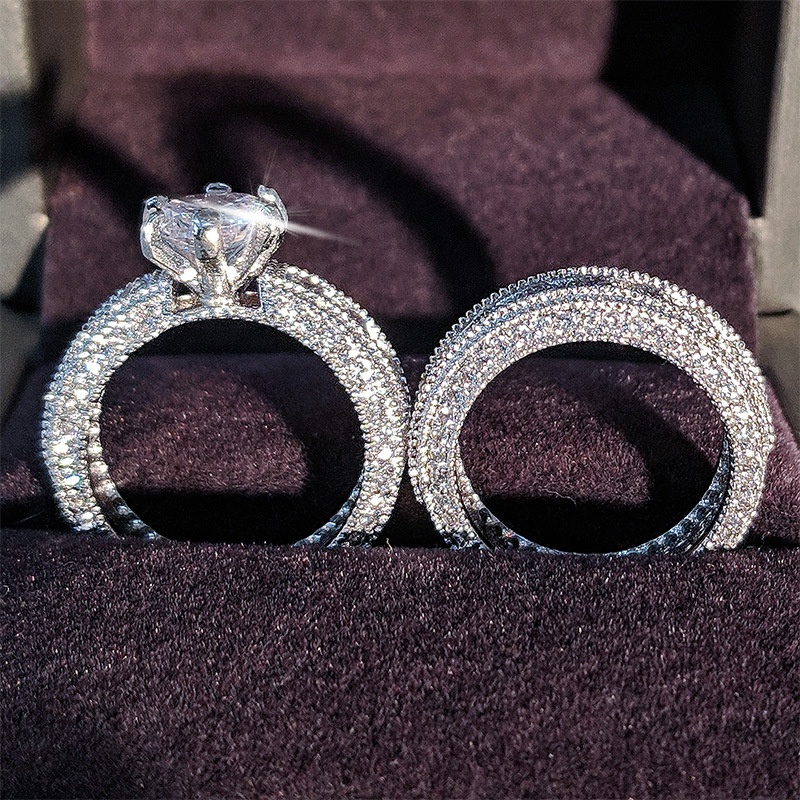 Silver Engagement Ring Image 2