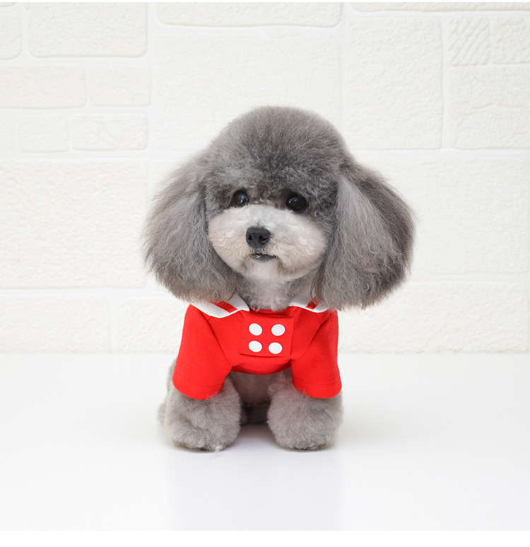 Pet Dog Sailor Outfit - Fashionable Design