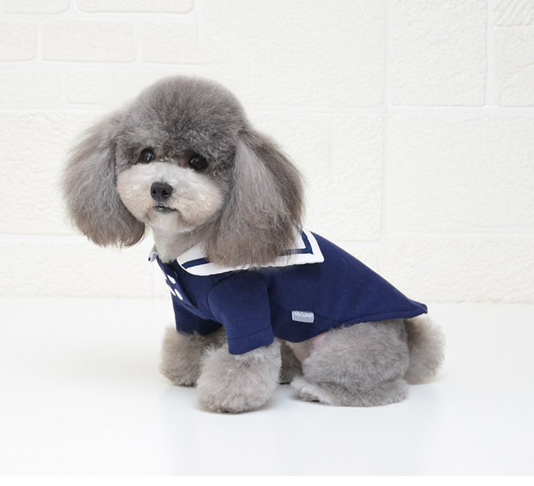 Pet Dog Sailor Outfit - Red
