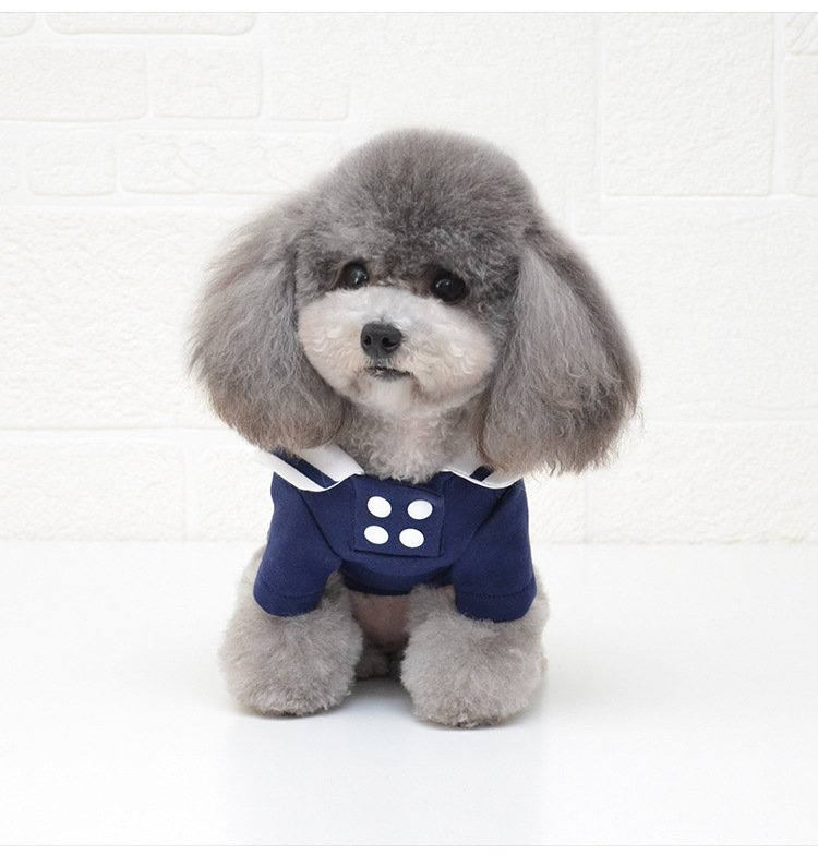 Pet Dog Sailor Outfit - Stylish Look