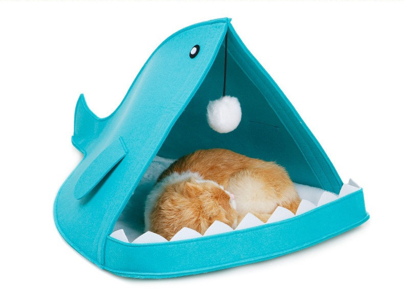 Felt Shark Pet Nest for Cats