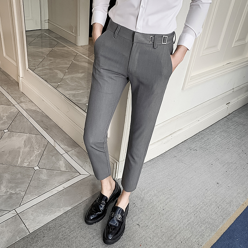 Men's Casual Business Suit Pants Detail