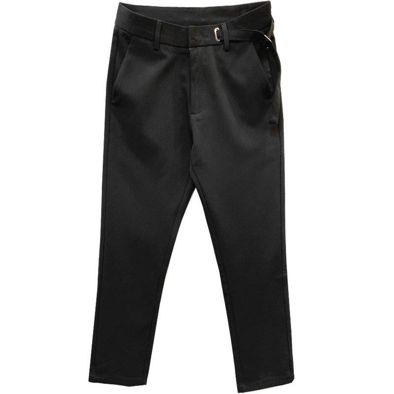 Men's Casual Business Slim-fit Pants Grey Color