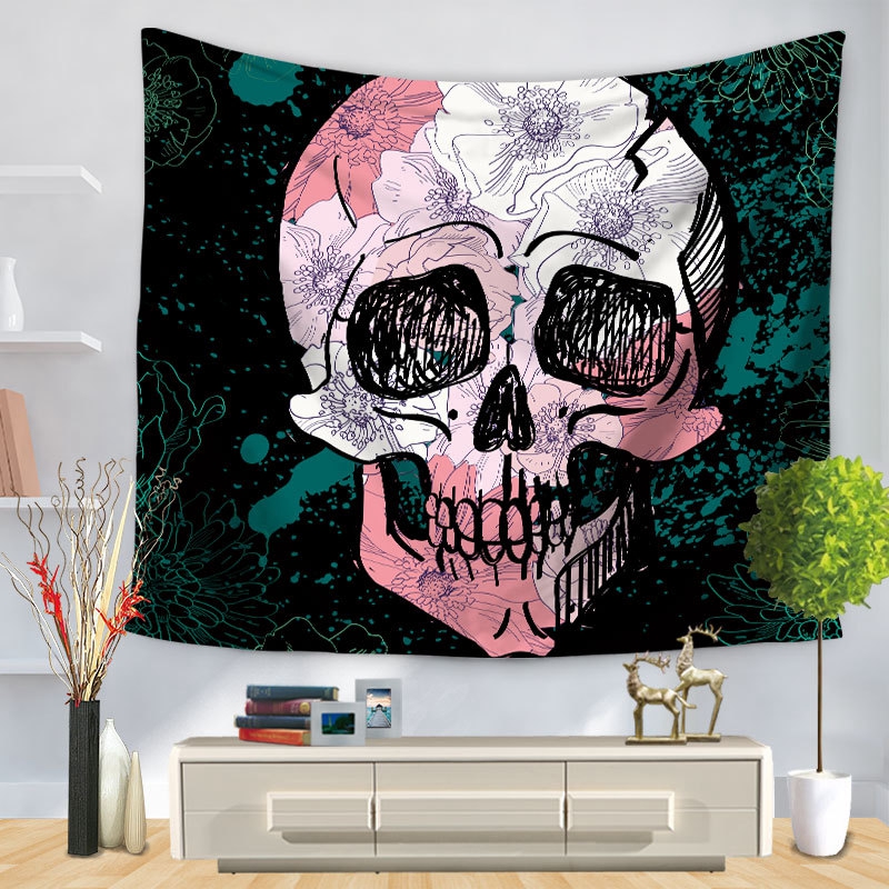 Skull Print Tapestry