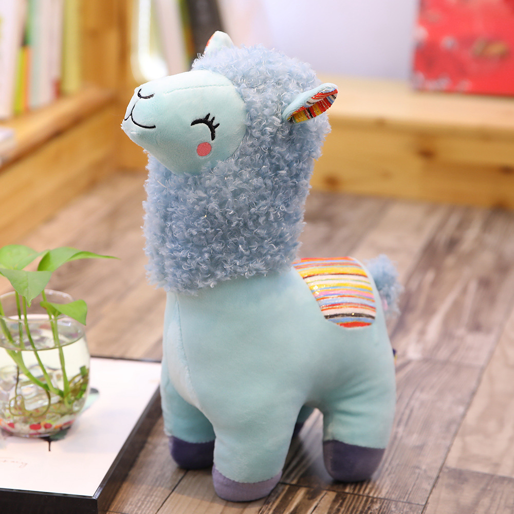 Squinting Alpaca Doll