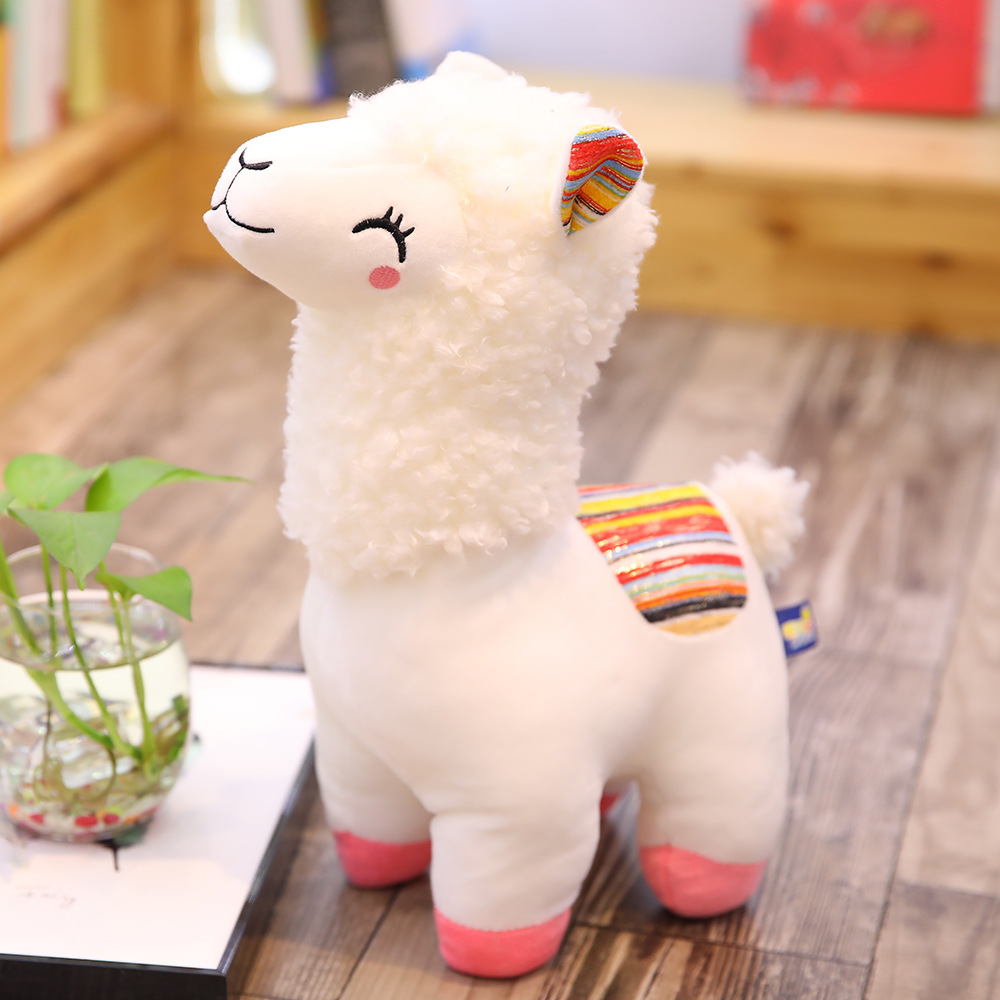 Squinting Alpaca Doll