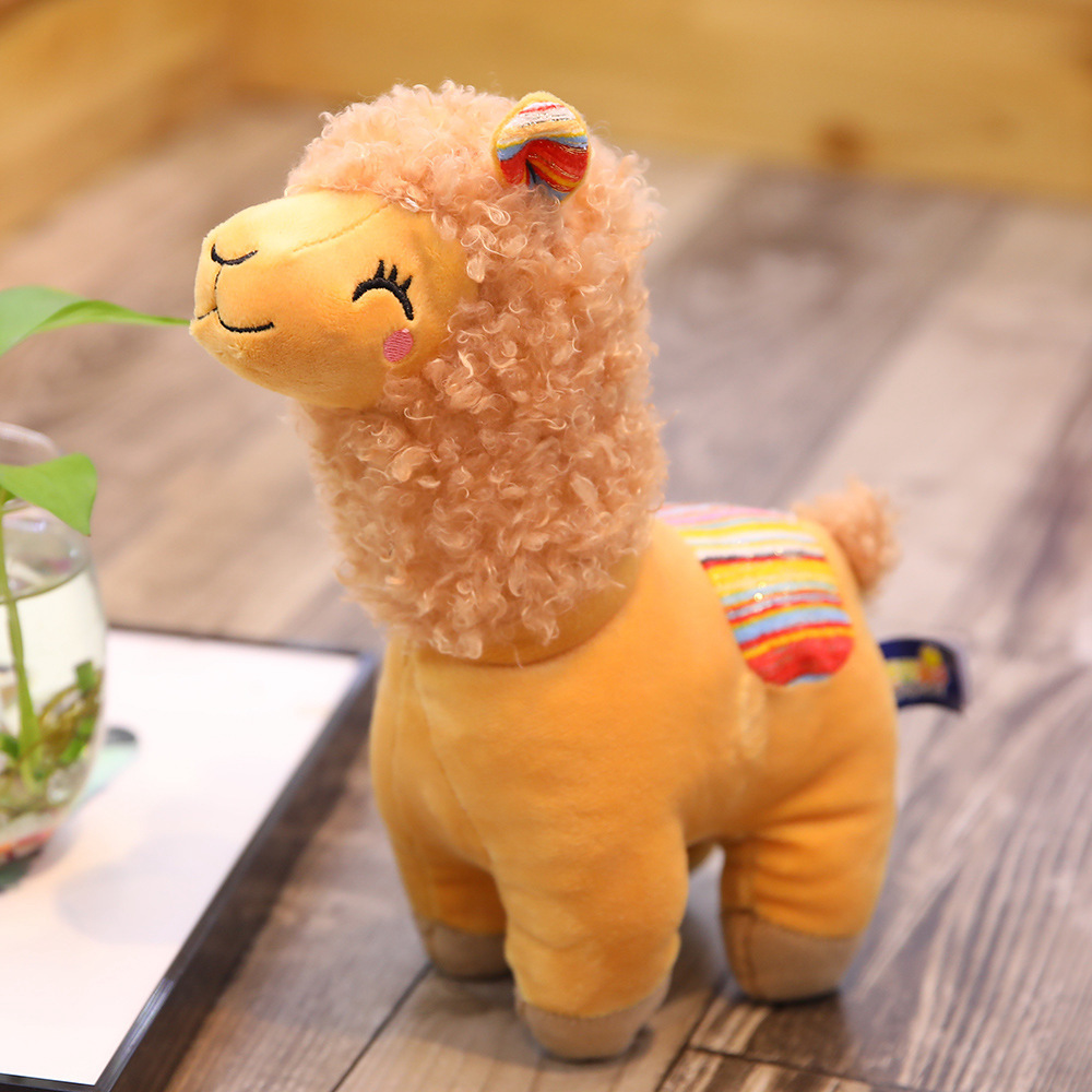 Squinting Alpaca Doll