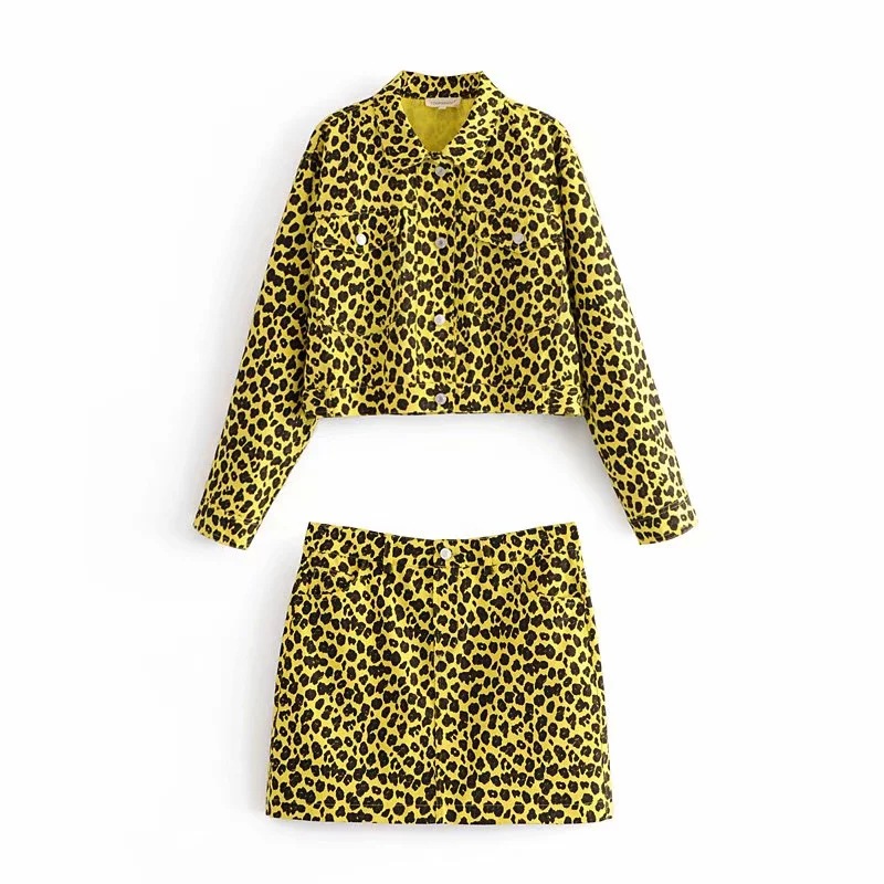Yellow Leopard Babe Set 1
