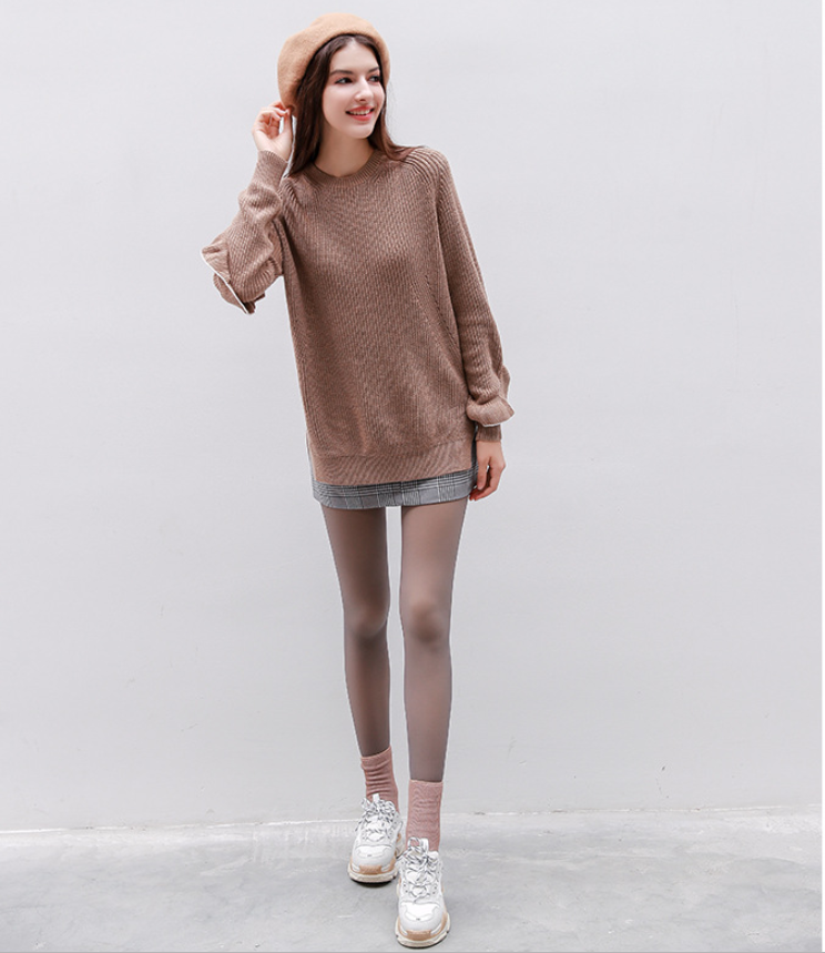 Grey translucent leggings