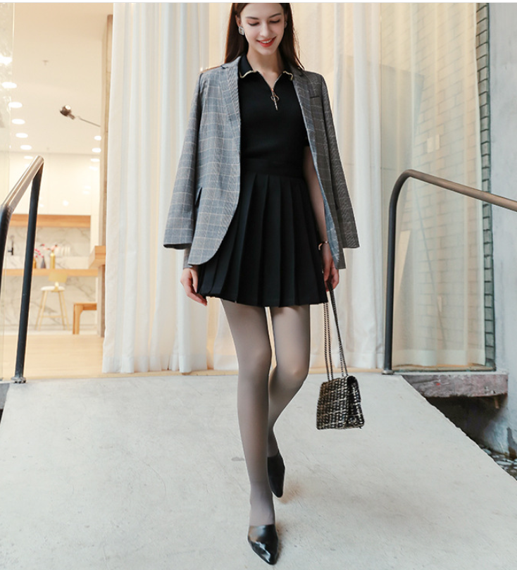 Grey translucent leggings