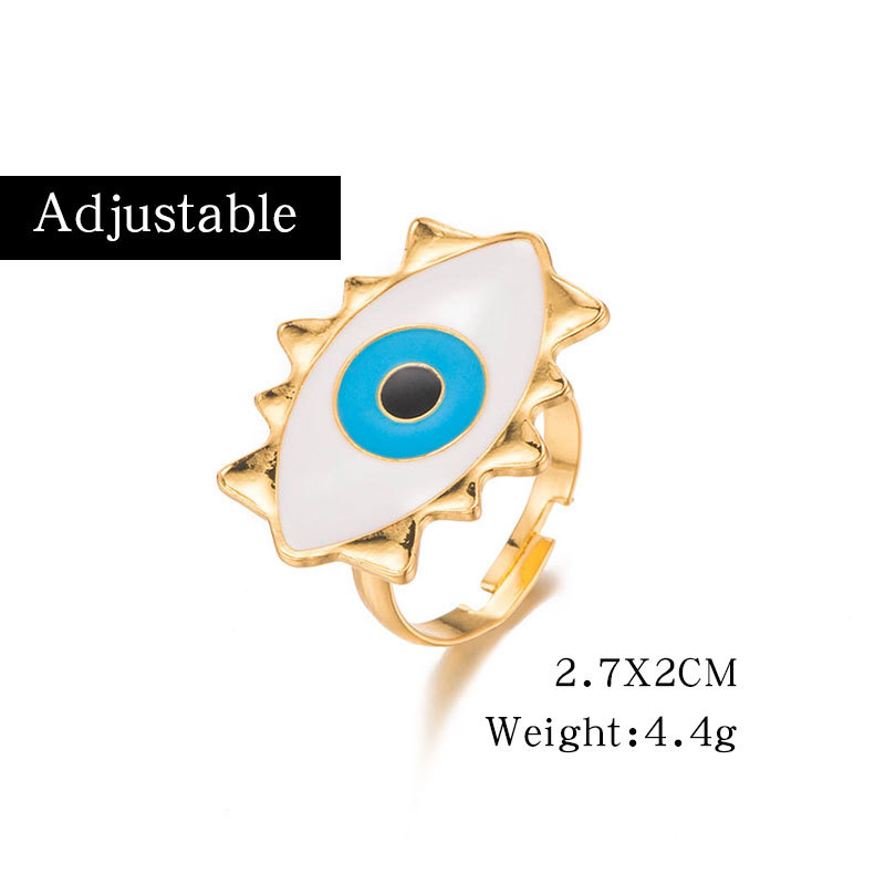 Devil's Eye Ring - White D