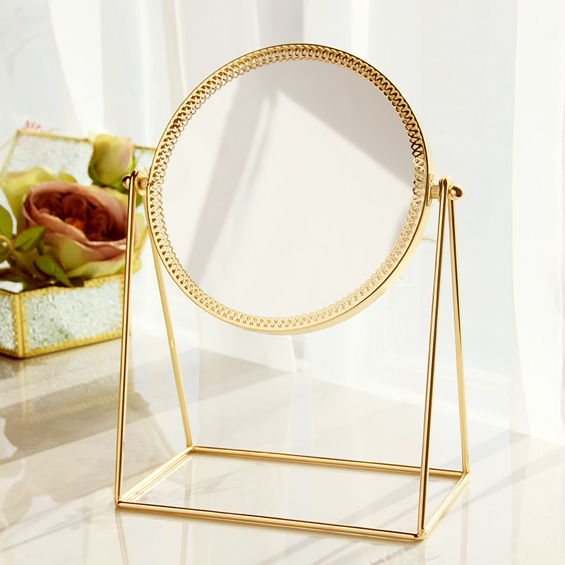 Gold Vintage Makeup Mirror