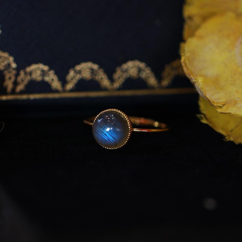 925 Sterling Silver Natural Gemstone Ring