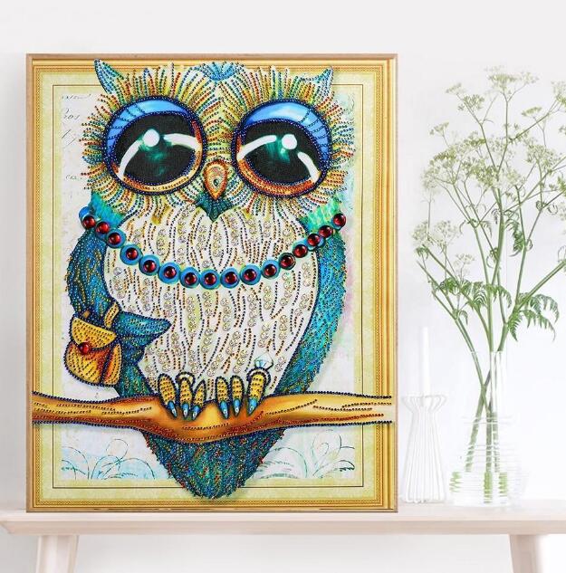 Owl Diamond Painting Kit