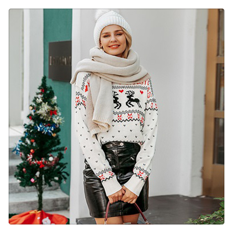 Detail view of the sweater