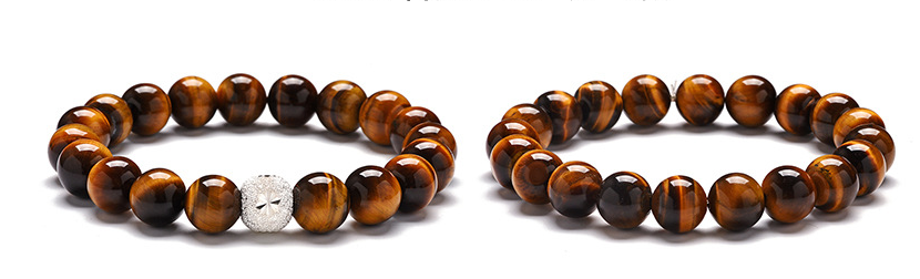 Natural Tiger Eye Stone Bracelet Image 10