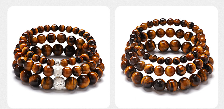 Natural Tiger Eye Stone Bracelet Image 6