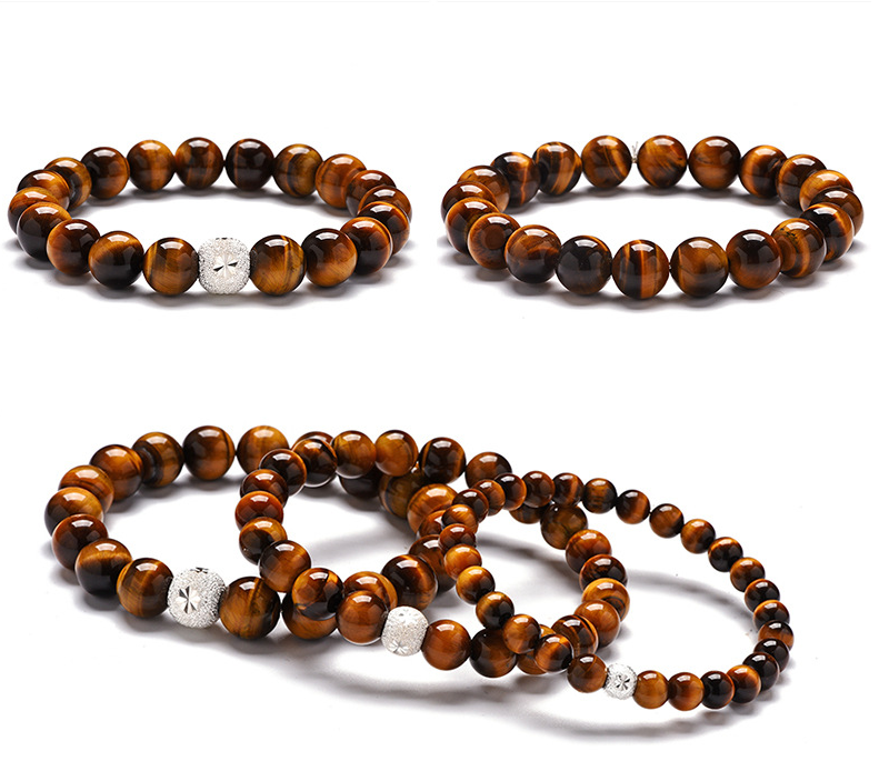 Natural Tiger Eye Stone Bracelet Image 7