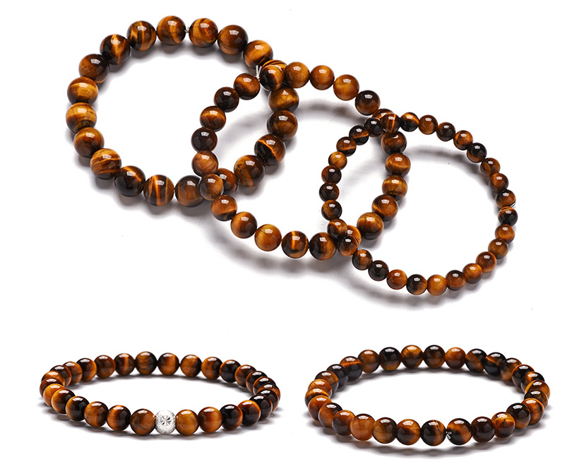 Natural Tiger Eye Stone Bracelet Image 8
