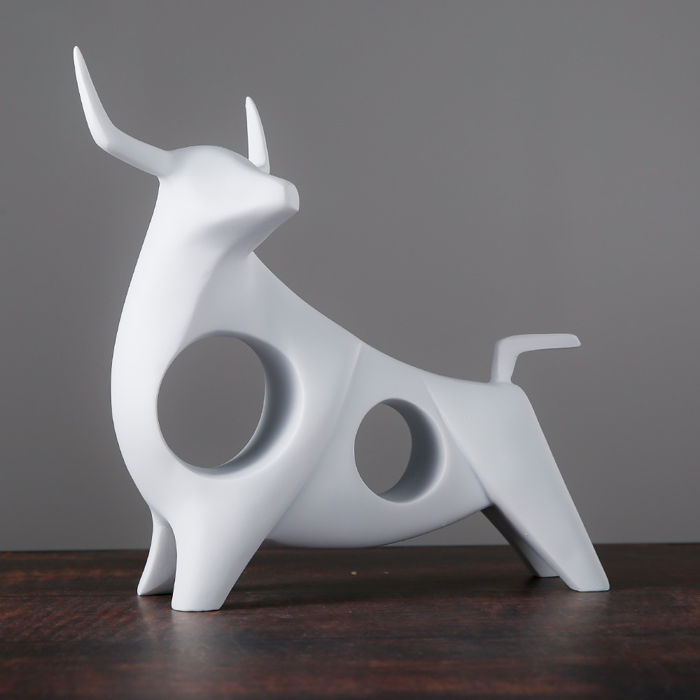 White Bull Figurine