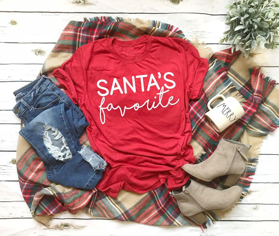 SANTA's Favorite T-Shirt Design