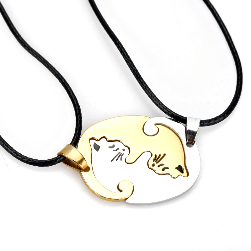 Couple Cat Necklace