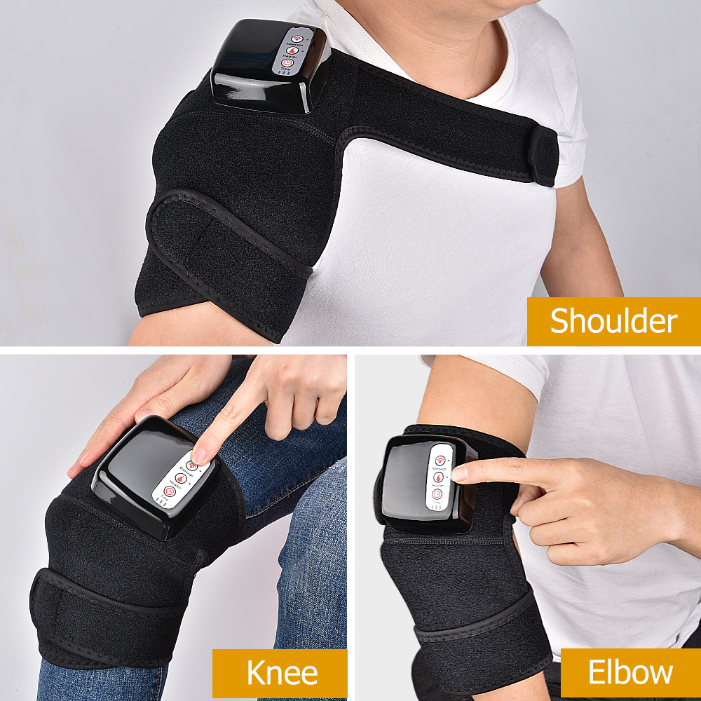 Powerful Heated Knee And Elbow Wraps With Magnetic Therapy For Pain Relief